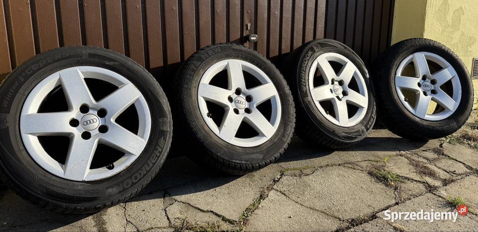 Felgi aluminiowe 15 5x100 Audi AA4 Volkswagen Średnica 15" śląskie