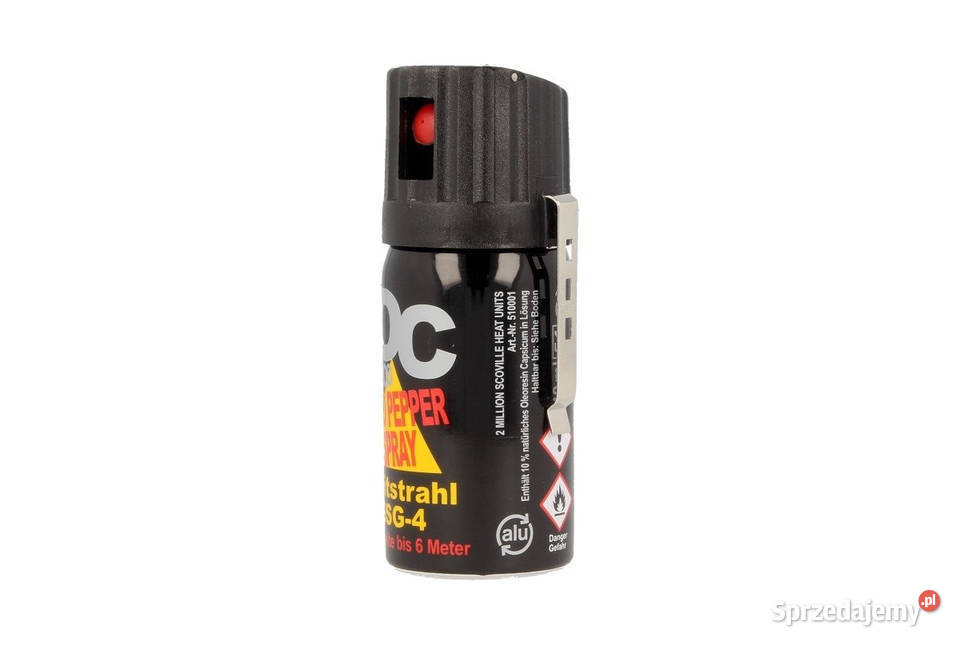 Gaz pieprzowy KKS OC 5000 Gel 40ml dysza Stream Pozostałe Maciejowice
