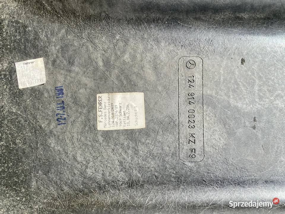 MercedesBenz E W124 Plecy fotela czarne osobowe Łagiewniki sprzedam