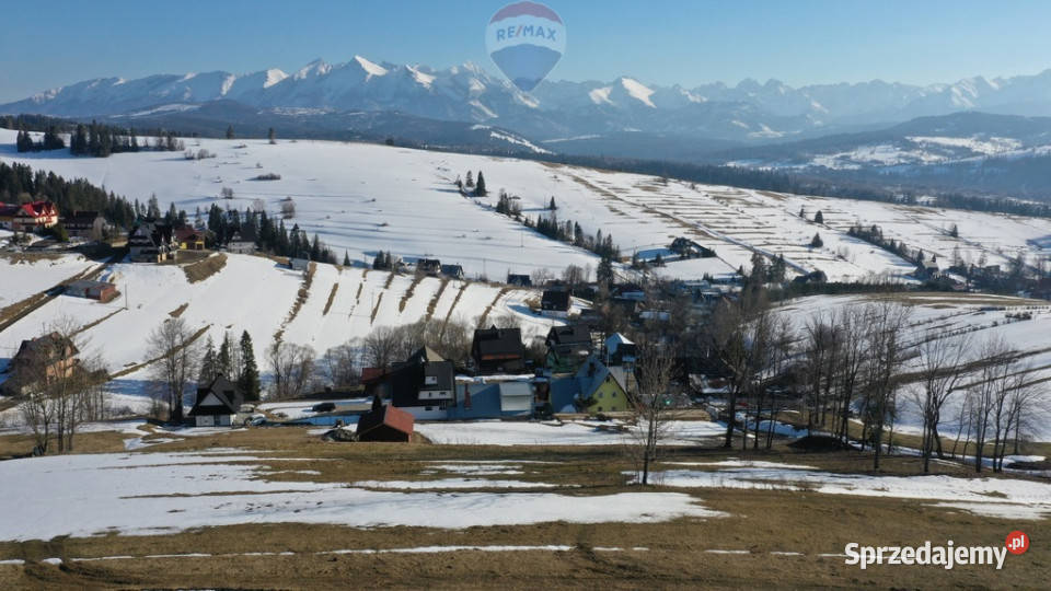 DZIAŁKA Z PANORAMĄ TATR 1070 m Sprzedaż małopolskie Rzepiska sprzedam