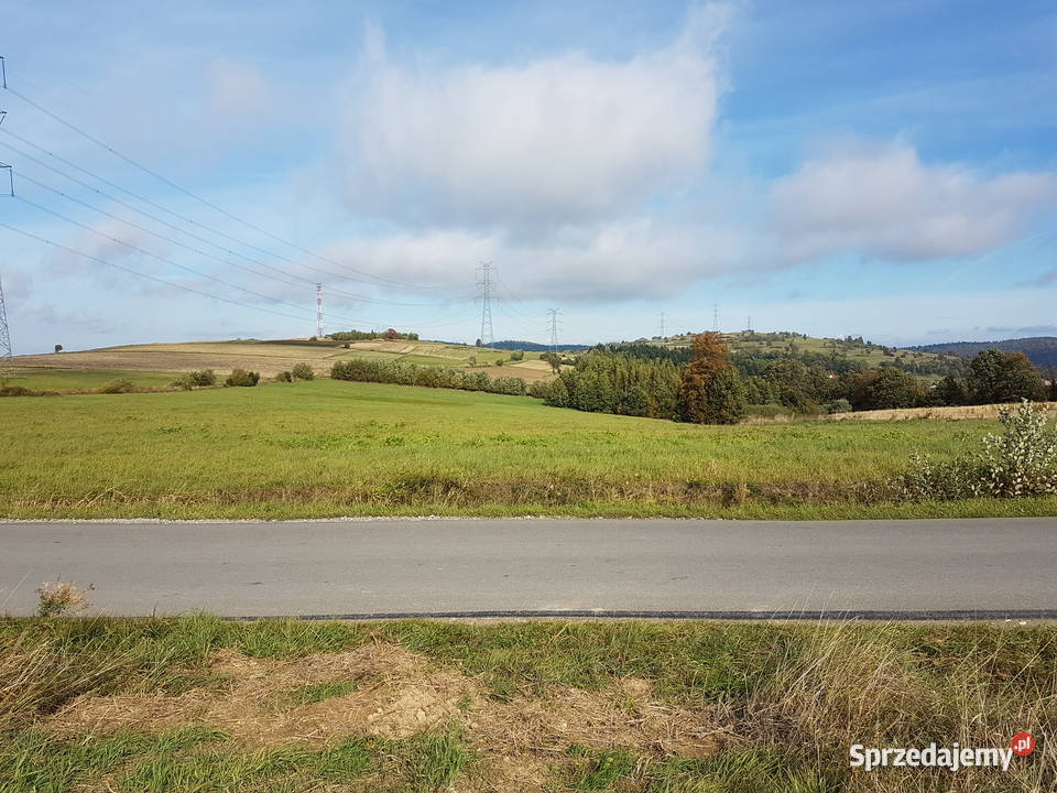 Sprzedam działkę widokową w Lubatowej 43 ary Krosno