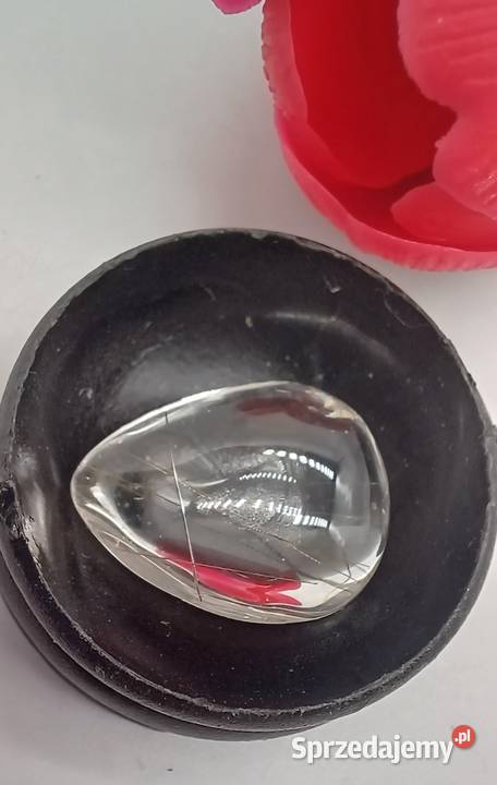 Naturalny kwarc włosowy jasny a20 17x13mm warmińsko-mazurskie Olsztyn