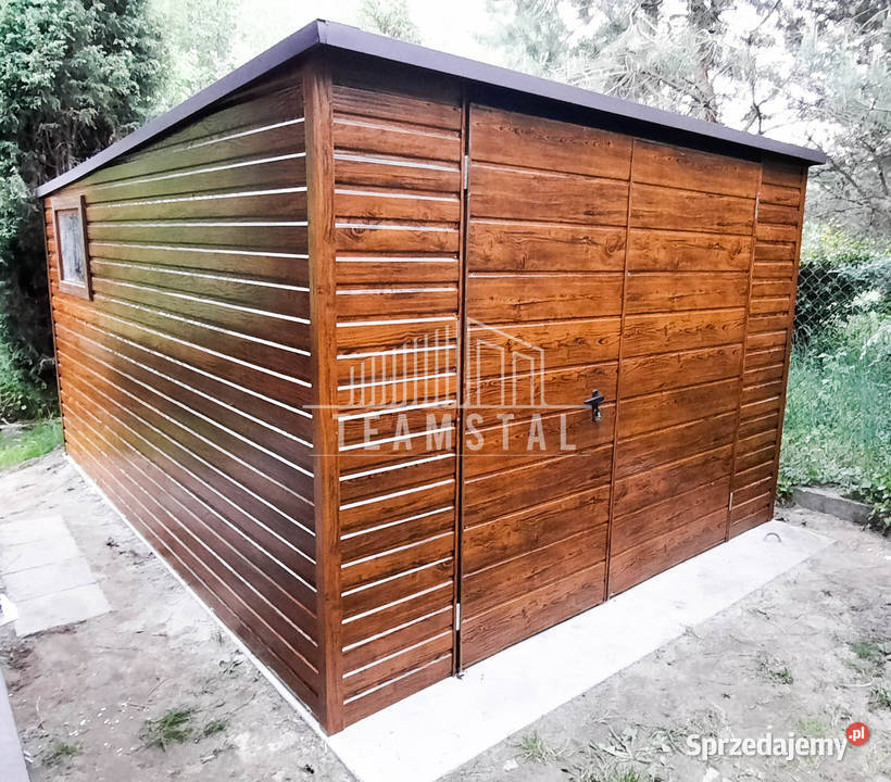 SCHOWEK DOMEK OGRODOWY 3m x 4m spad tył Brama