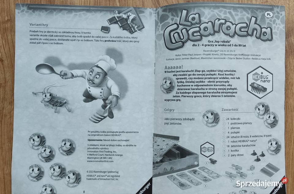 La Cucaracha gra planszowa Bochnia