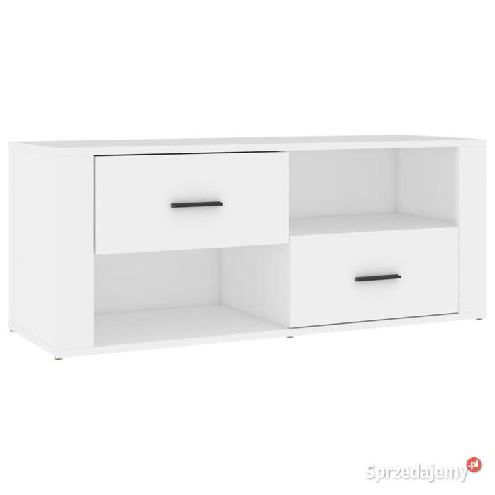 Szafka pod TV biała 100x35x40 materiał mazowieckie
