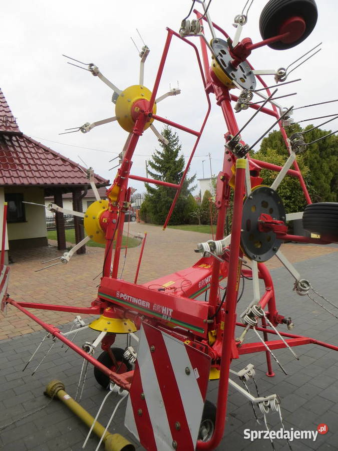 Przetrząsacz Przetrząsarka Pottinger EuroHIT 69N Zgrabiarki i przetrząsacze Cielcza