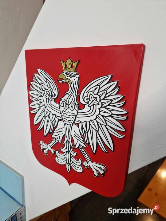 Godło Polski Polska herb orzeł biały na ścianę Wrocław