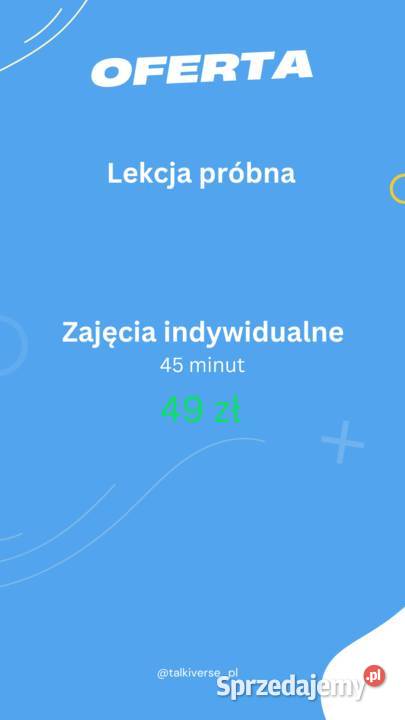 Lekcje języka angielskiego Talkiverse Warszawa