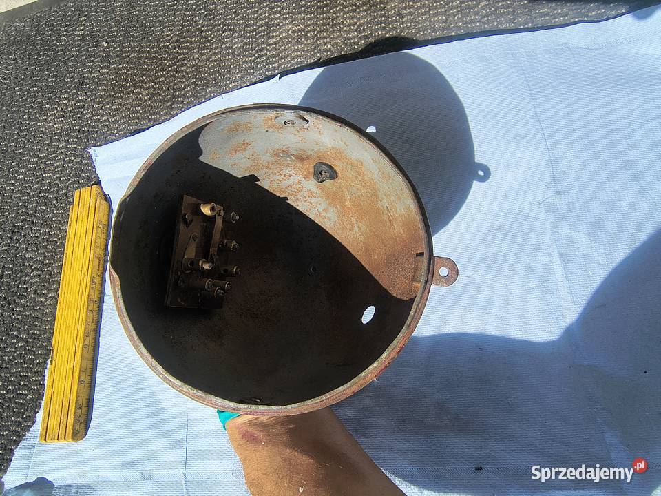 Lampa przednia że stacyjka wfm wsk