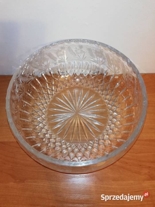 Kryształ PRL duża piękna misa stan idealny Warszawa