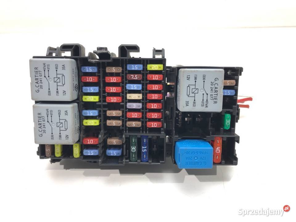 SKRZYNKA BEZPIECZNIKÓW RENAULT CLIO IV