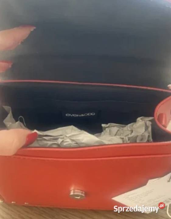 EvenOdd torebka z paskiem czerwona Nowa z metką Dla kobiet