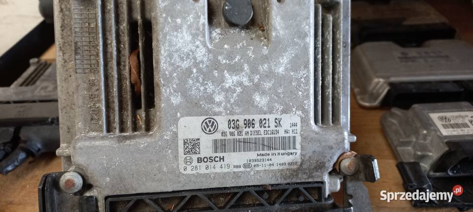 03G906021SK komputer sterownik silnika vw audi mazowieckie Żerdź sprzedam
