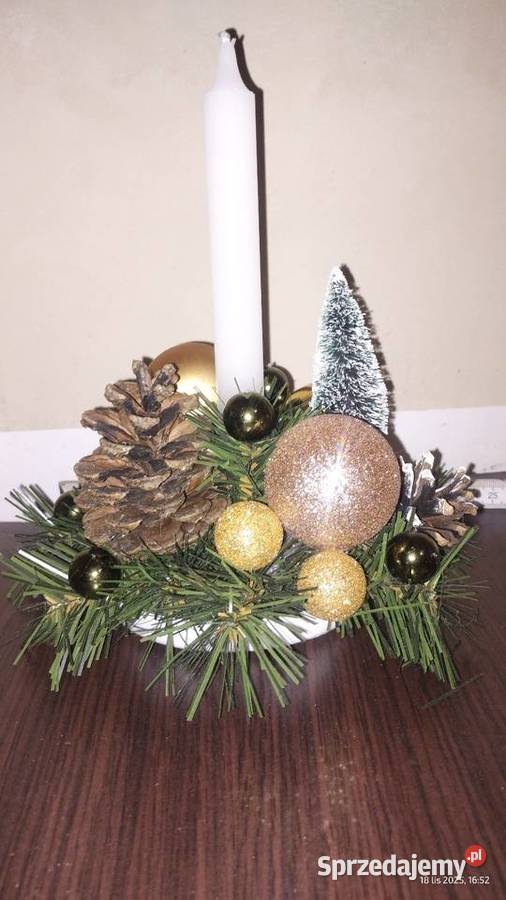 Stroik świąteczny na stół okrągły 20