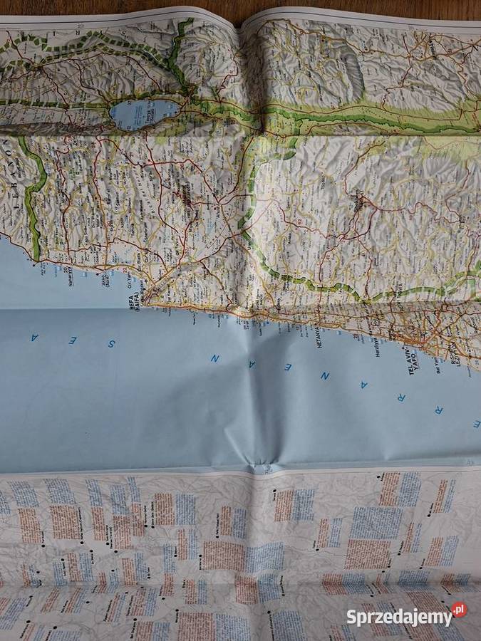 Israel Sinai 1400 000 mapa Mapy i przewodniki