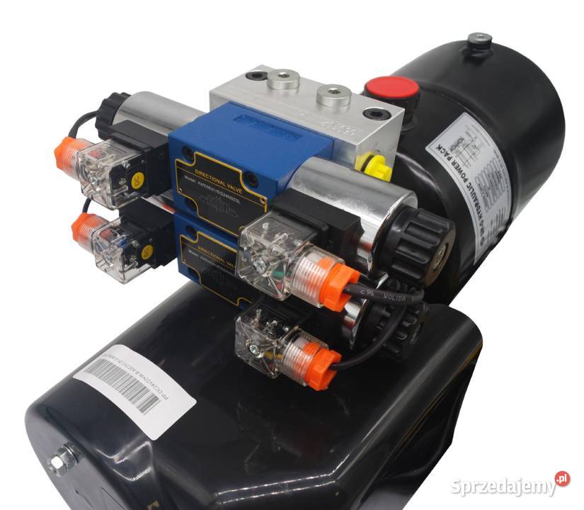 ZASILACZ AGREGAT Hydr. 24V 2,2kW 2,5cm3 6L Dwie Sekcje +