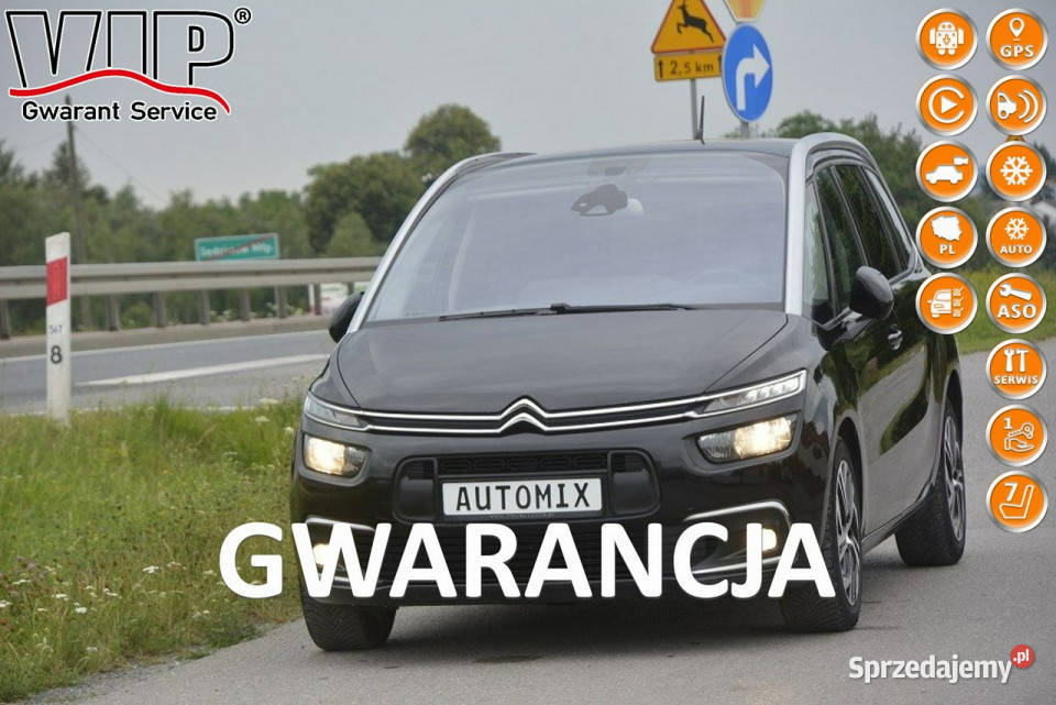 Citroen C4 SpaceTourer 15BlueHDI 7 osobowy kamera cofania Sędziszów Małopolski