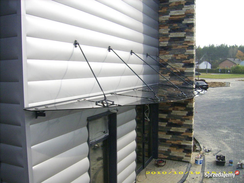 Daszek szklany dachy szkła zadaszenie szklane Gorlice