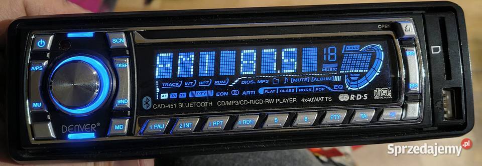 Radioodtwarzacz samochodowy Denver CAD451 Motoryzacja Tyczyn