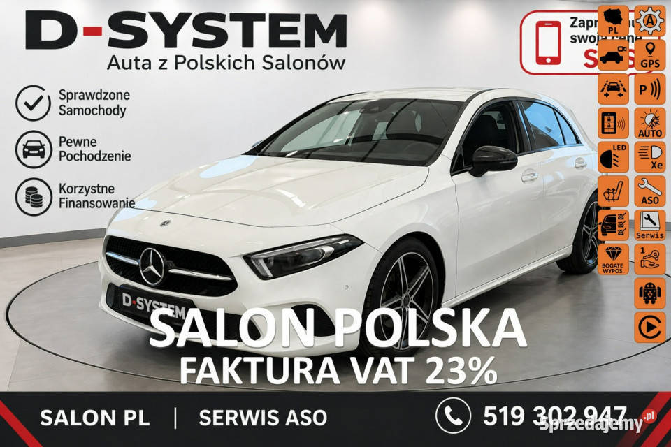 Mercedes A 200 22 Automat Salon Polska Białystok