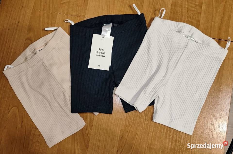 3pak krótkich legginsów dziecięcych HM