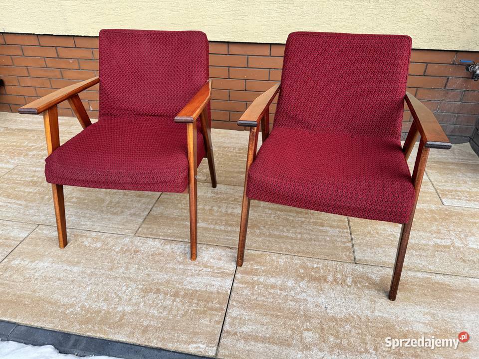 Fotel PRL lisek vintage art deco retro nie mazowieckie sprzedam