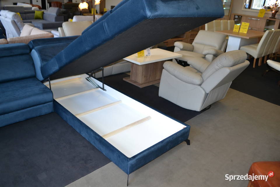 Nowy Narożnik SIELLA 280x240 ze spaniem pojemnik opolskie Olesno