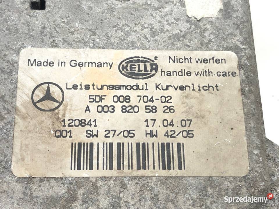 MODUŁ SKRĘTU REFLEKTORA MERCEDES C219