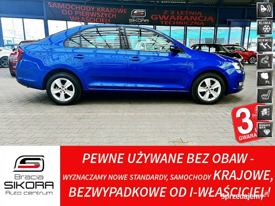 koda RAPID LEDPODGRZEWANE FoteleParktronik 3Lata światła do jazdy dziennej Mysłowice