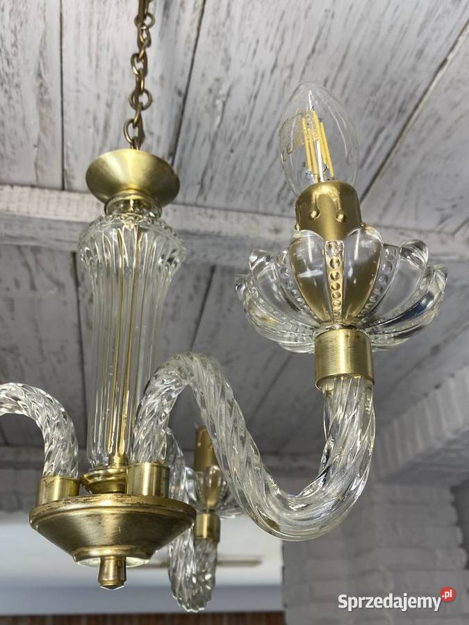 Francuski kryształowy Żyrandol vintage 21 Warszawa sprzedam