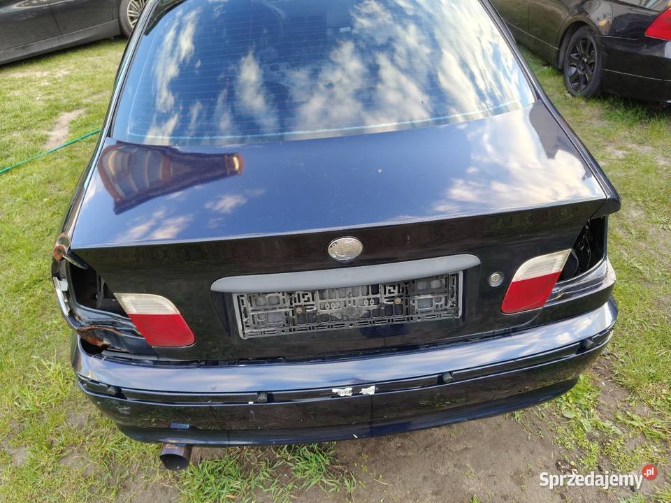 Bmw e46 sedan tylna klapa orientblau metallic Klapy bagażnika Aleksandrów Łódzki