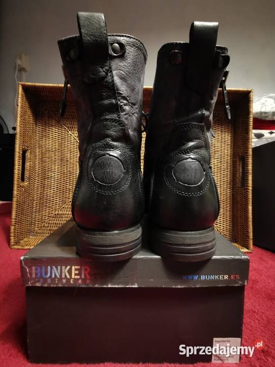 Trapery BUNKER 44 Skóra Naturalna Wkładka 285 28.5cm Łask