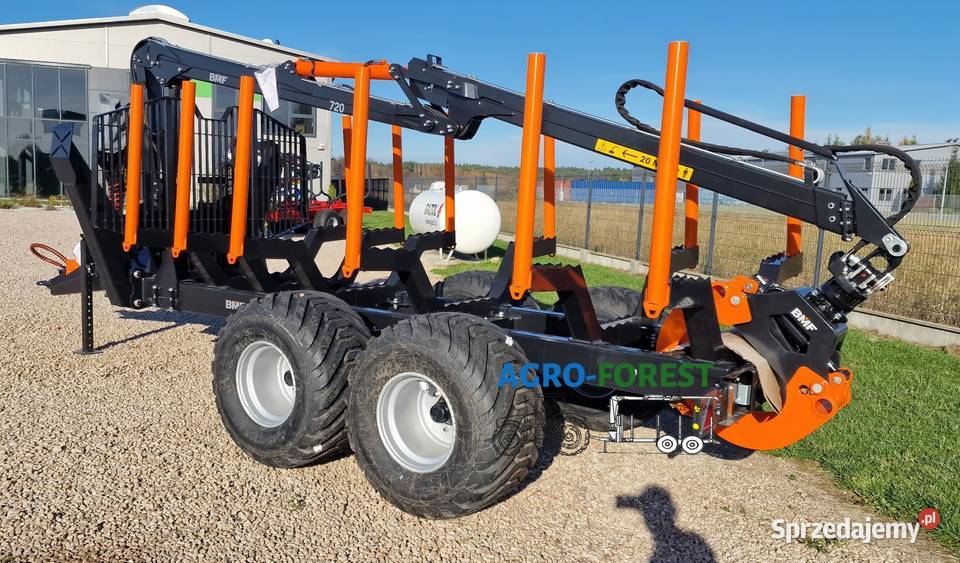 Nowa Przyczepa Leśna BMF 10T2Pro720 Pompa Sulęcin sprzedam
