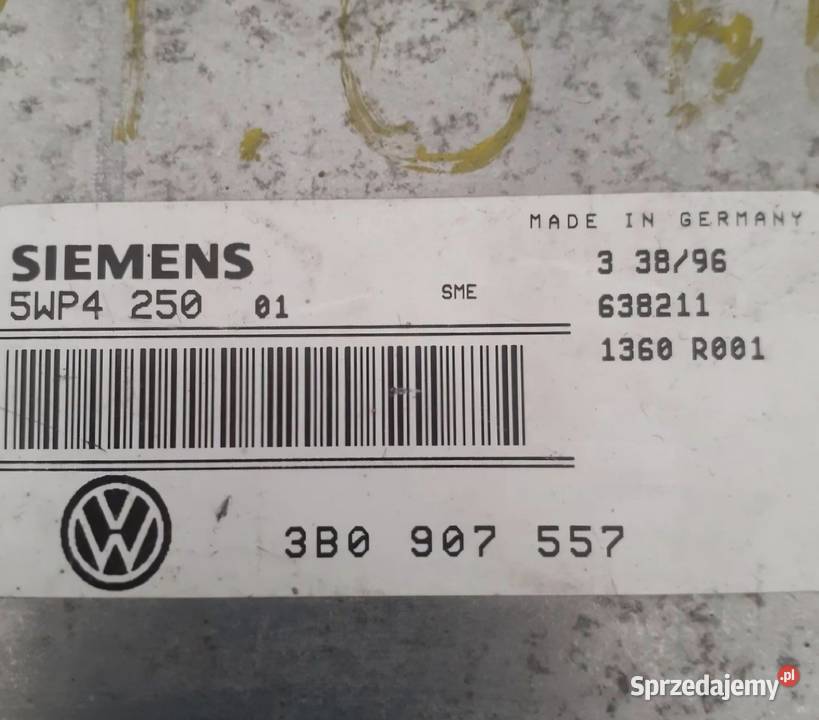 KOMPUTER STEROWNIK SILNIKA VW PASSAT B5 Działoszyce