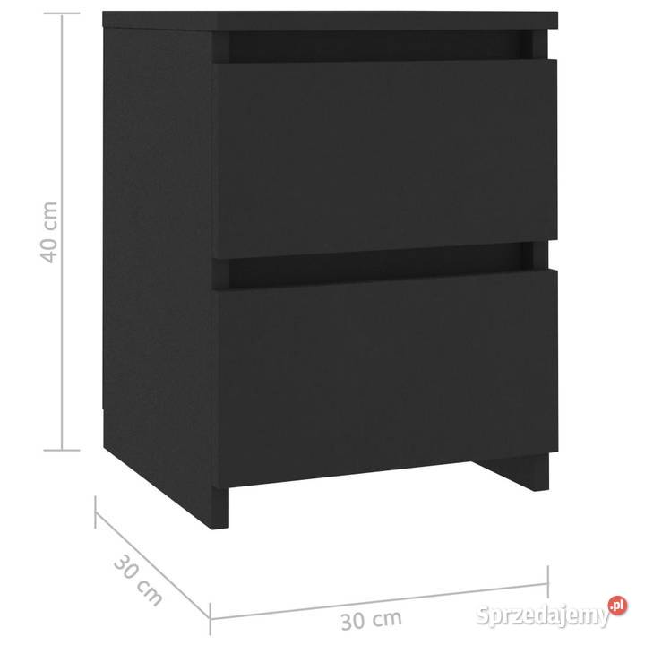 Szafka nocna czarna 30 x 30 x 40 materiał Warszawa sprzedam