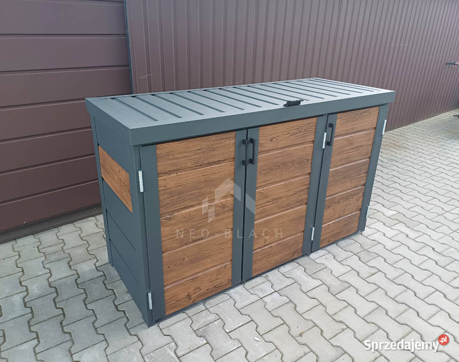 Zabudowa koszy na śmieci wiata śmietnikowa Dąbrowa Górnicza