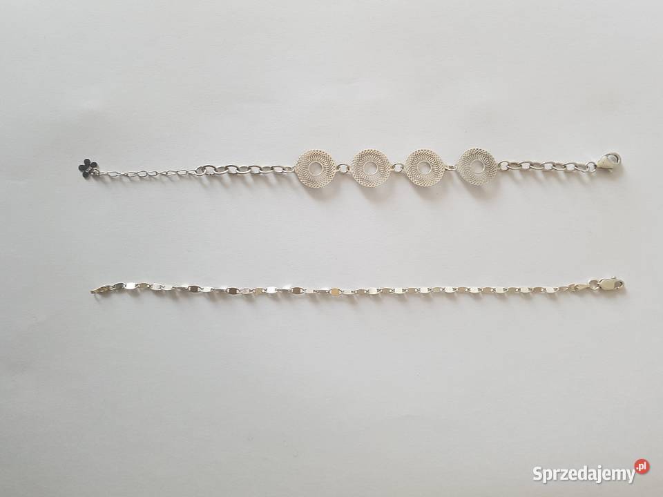 Bransoletka damska srebrna 2 Pozostałe