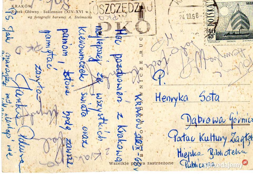 KRAKÓW SUKIENNICE NOCĄ Krynki