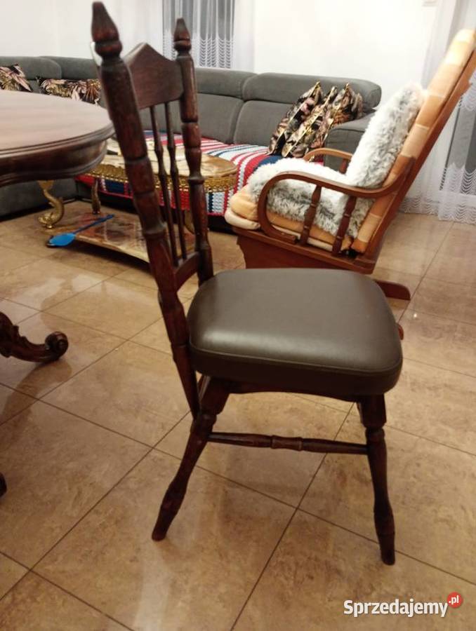 Okrągły stół z 4 krzesłami mazowieckie Warszawa