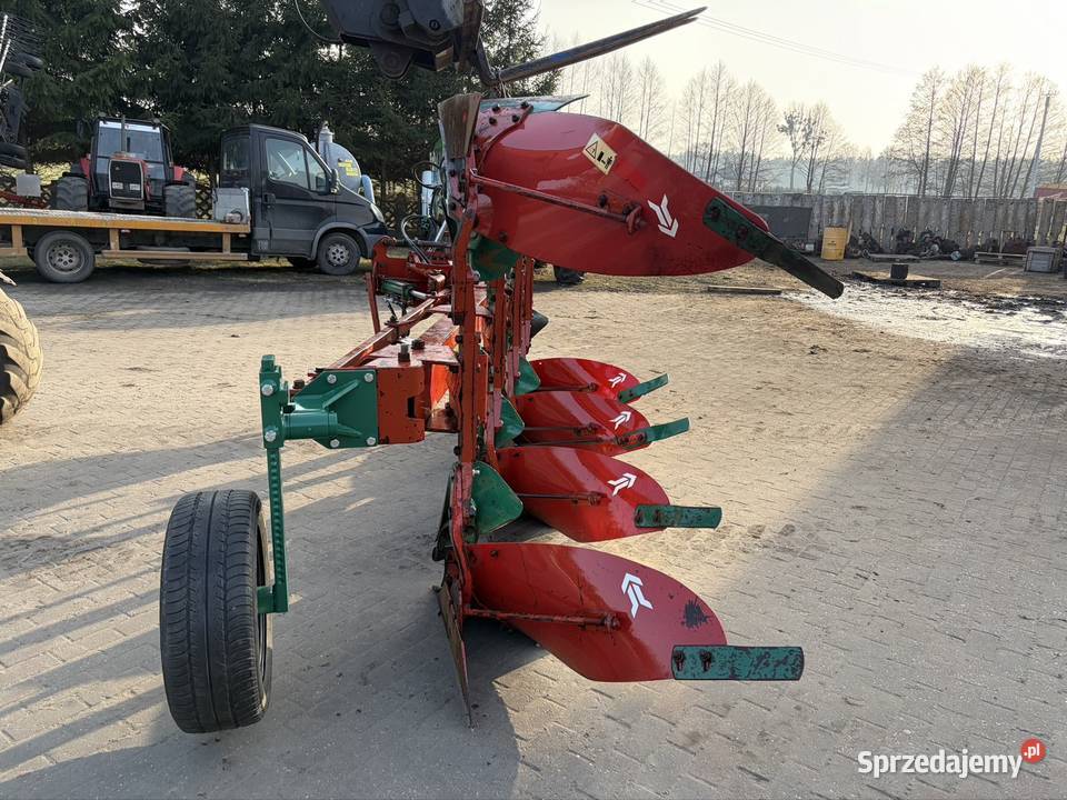 Pług Kverneland 4 skibowy obrotowy kółko nieuszkodzony mazowieckie Myszyniec
