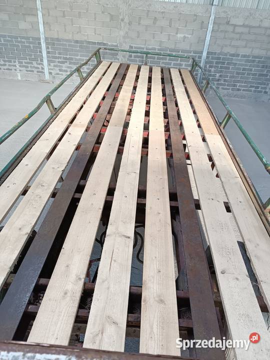 Przyczepa platforma Bele transport nieuszkodzony Przyczepy rolnicze Myślibórz