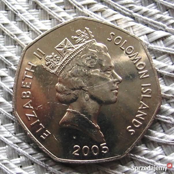 Wyspy Salomona 1 Dolar 2005rŁadna Kalisz