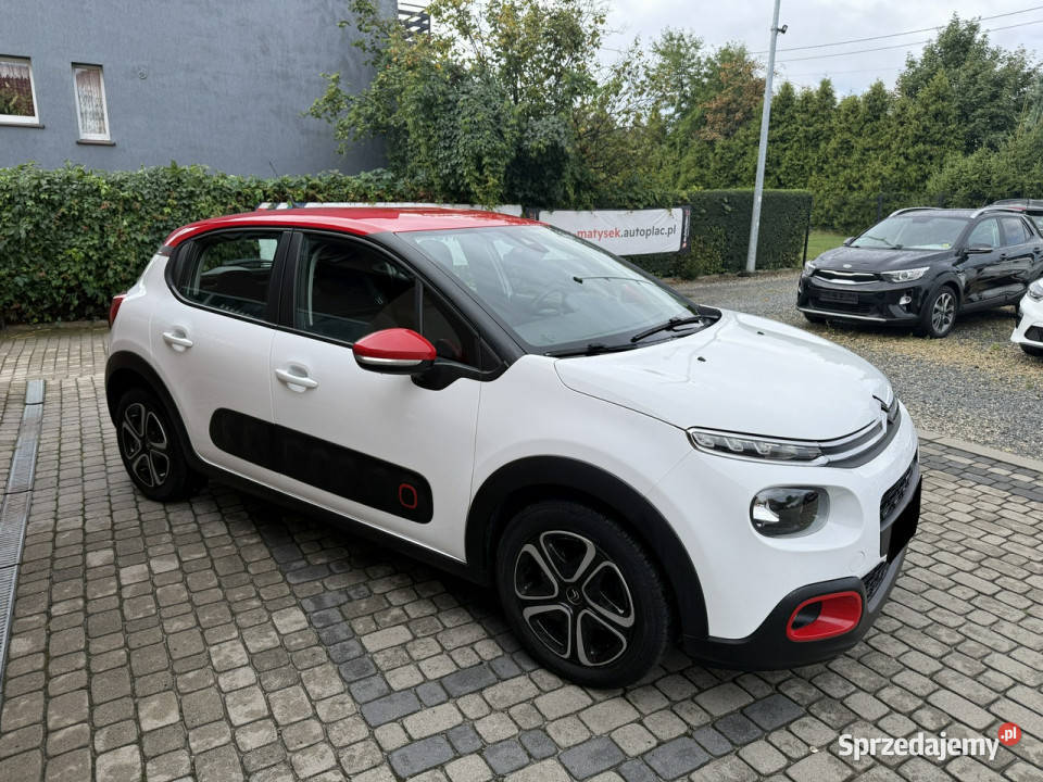 Citroen C3 12 83 Klimatronik CarPlay Navi III biały Orzech