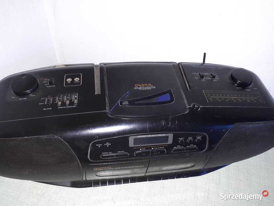 Radiomagnetofon Daewoo Piaseczno