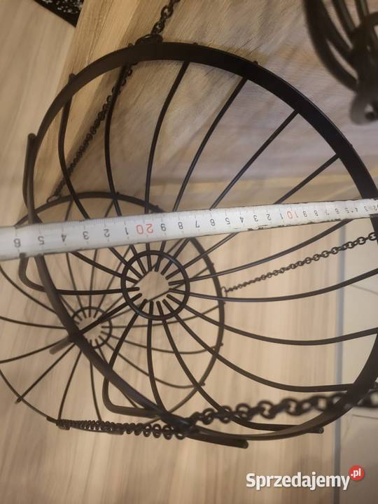 Wiszący metalowy kosz 3poziomowy stylowa Gliwice sprzedam