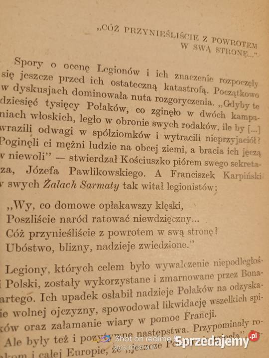 Legiony polskie we Włoszech Skowronek książki mazowieckie Warszawa