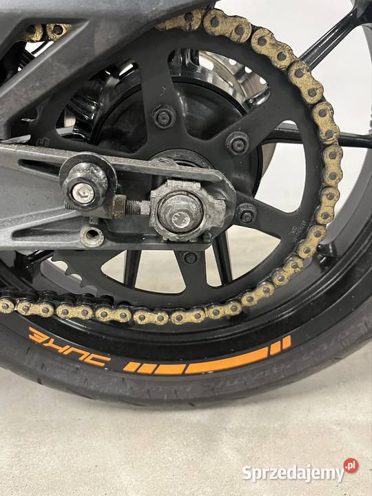 Ktm Duke 125 z 2018 roku Pomarańczowe owiewki Płock