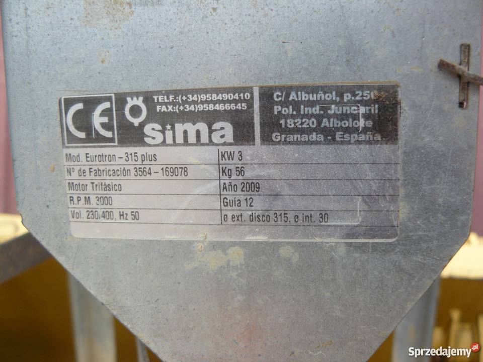 Piła do drewna 3 kW Krajzega Cyrkulatka 2900 W Kraków sprzedam