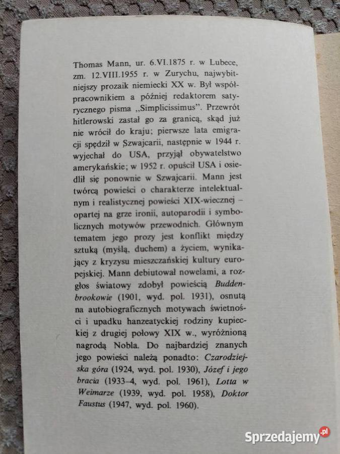 Tomasz Mann Tristan Kraków