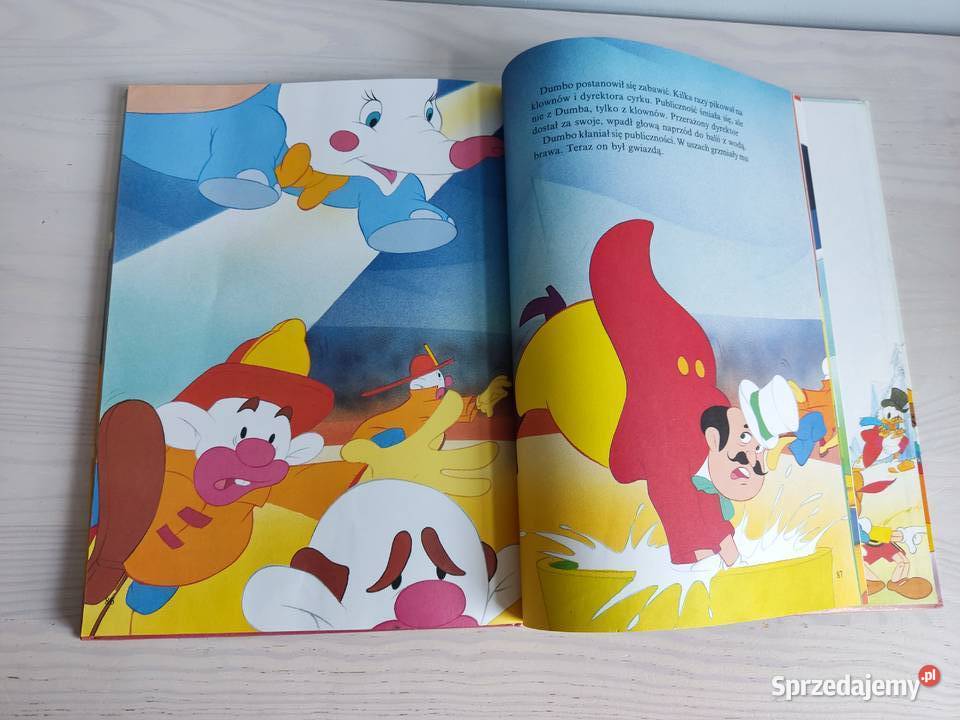 Książka bajka Dumbo Walt Disney Głuchołazy